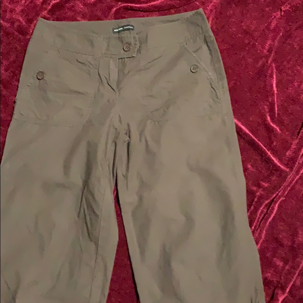Brown Capri Shorts